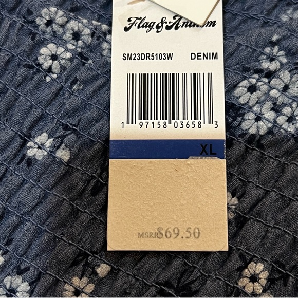 NWT Kittenish X Flag & Anthem Mae Tiered Mini Dress Size Large Or XL X-Large - Picture 12 of 16